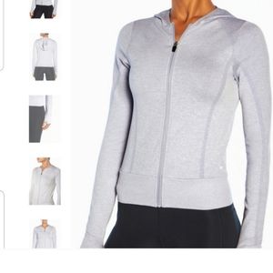 New Marika zip top with hood.